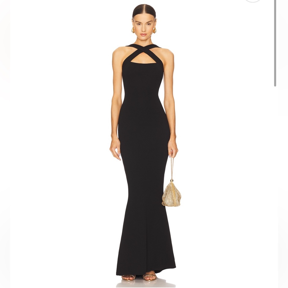 REVOLVE 2 Way Black Gown
